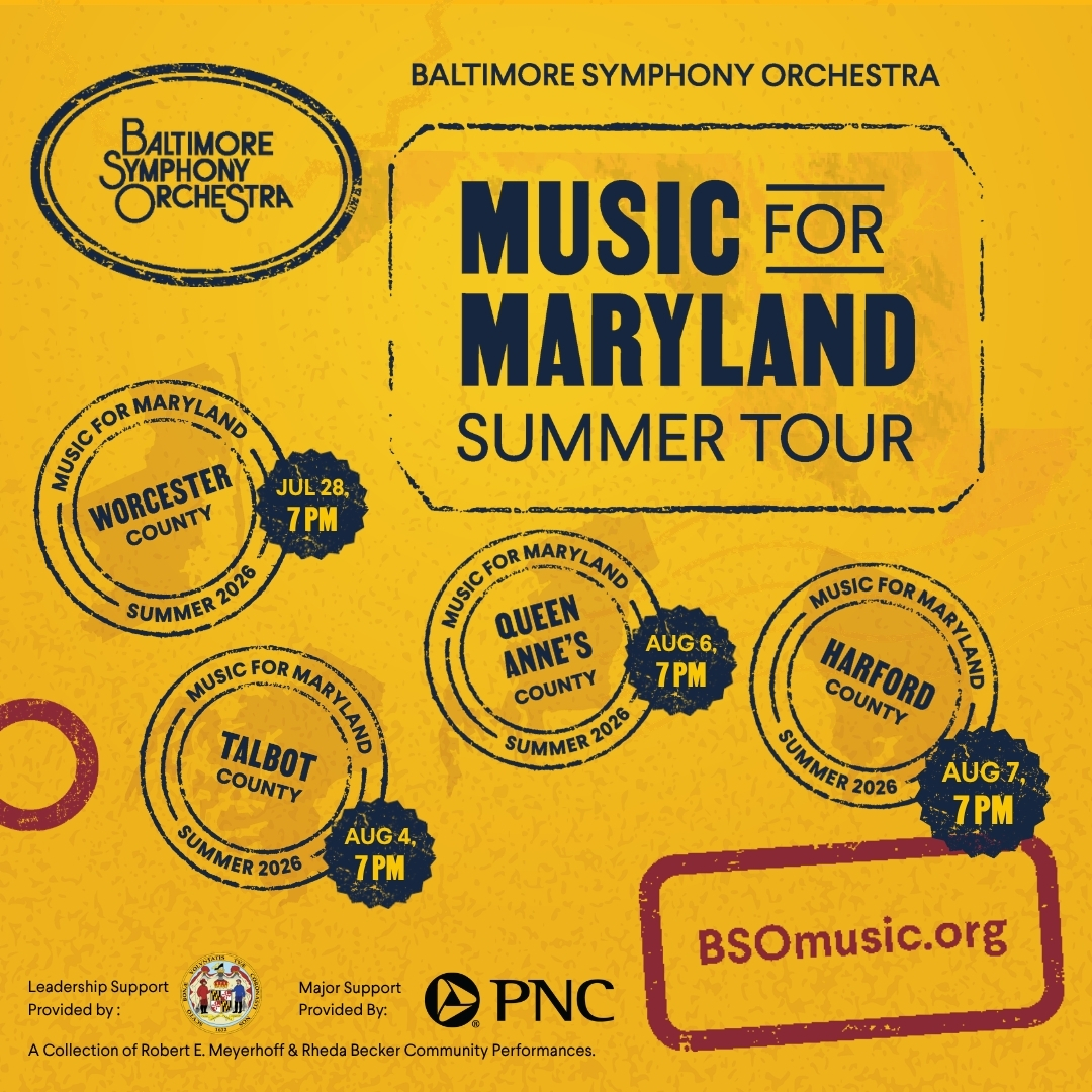 Featured image for “Baltimore Symphony Orchestra Announces 2026 Music for Maryland Summer Concerts”